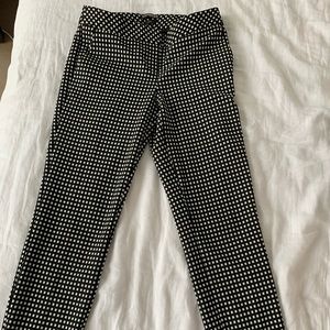Express Columnist Pants size 2 black and white